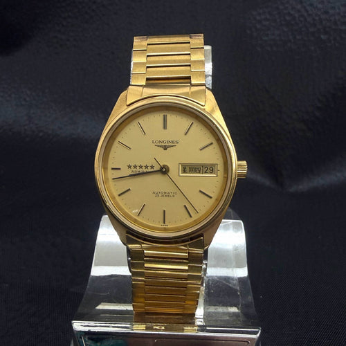 LONGINES Admiral 5 Star L7.634.2 Automatic Day-Date Vintage Watch