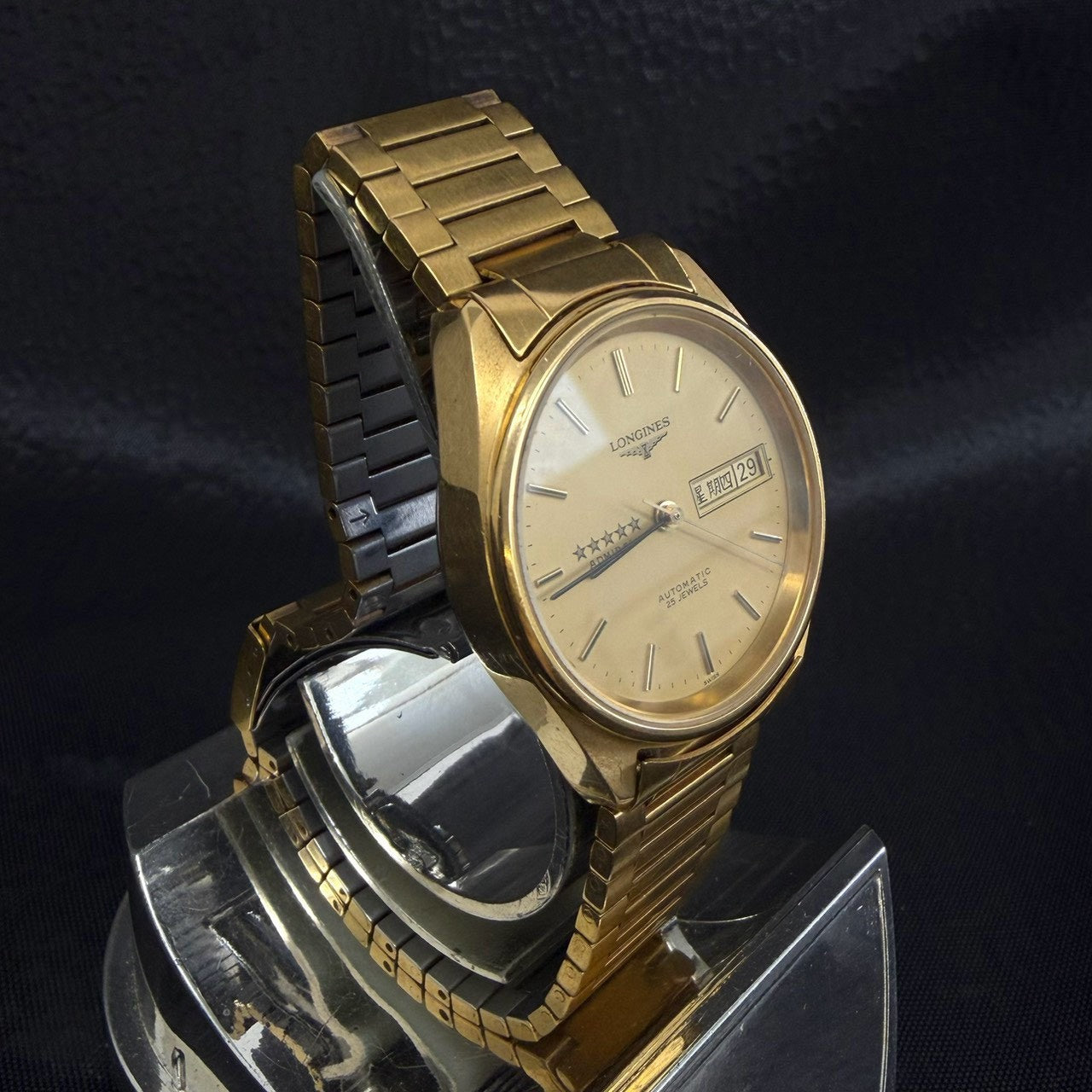 LONGINES Admiral 5 Star L7.634.2 Automatic Day-Date Vintage Watch
